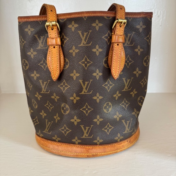 Vintage Louis Vuitton Monogram Petit Bucket 23 Bag - Picture 2 of 16